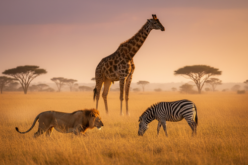 African Wildlife Flashcards for Kids – Downloadable PDF